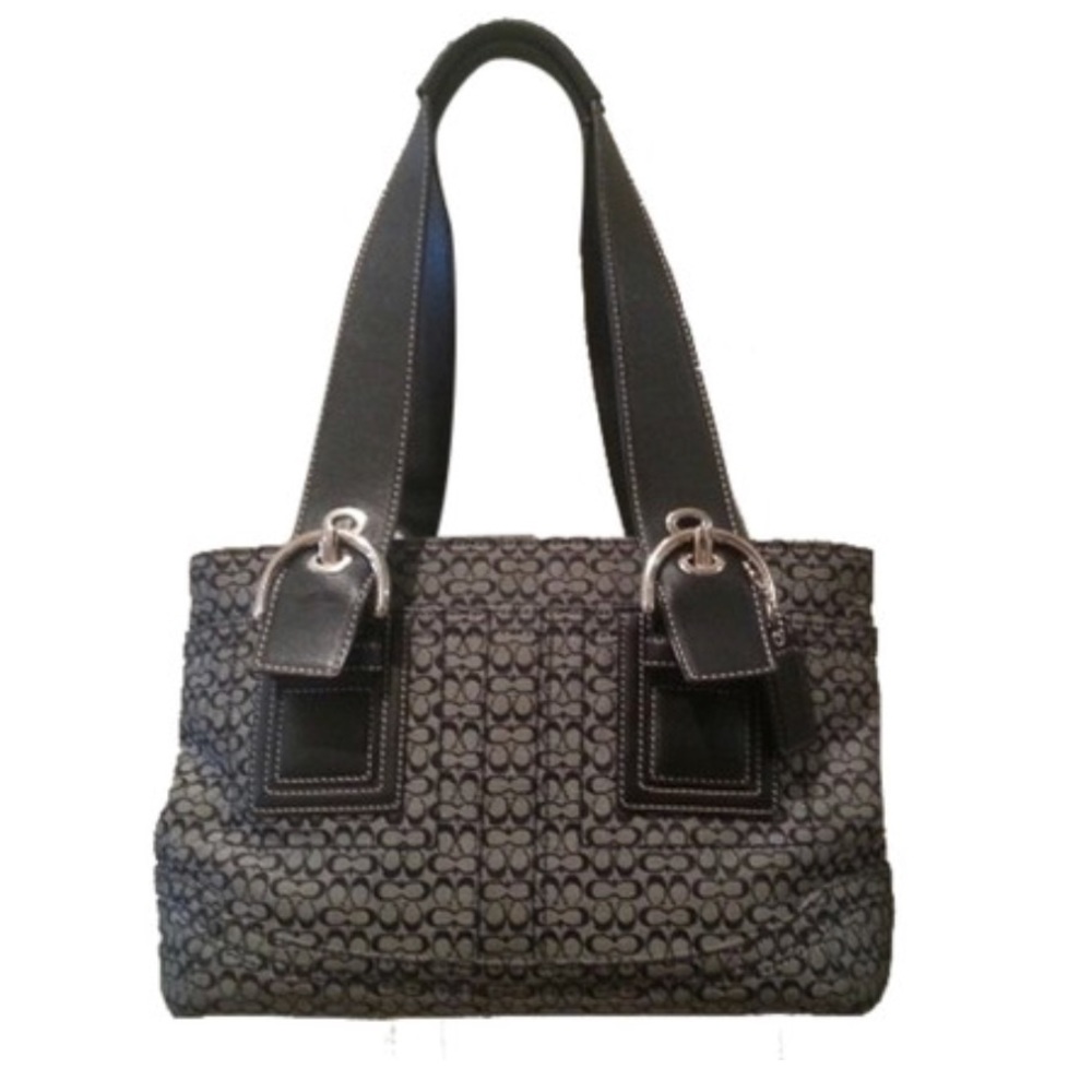 Authentic coach mini bag in black